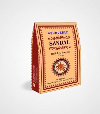 Ayurvedic BACKFLOW CONES - Amber SANDAL - Image 2