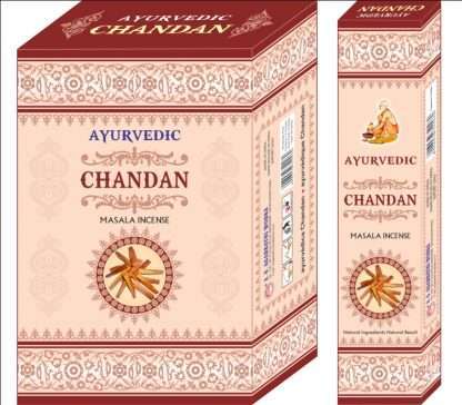 AYURVEDIC CHANDAN- Box of 12 packets - Image 2