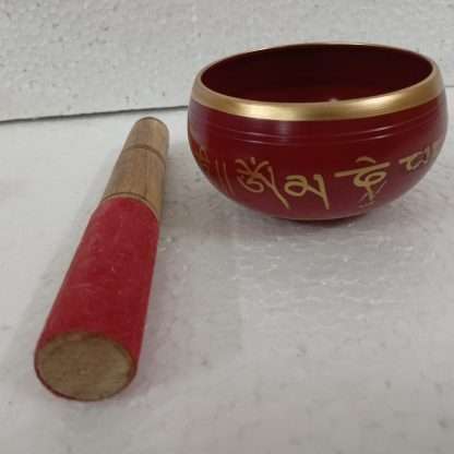 Singing Bowl Small Red - Image 4