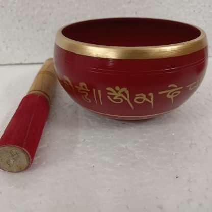 Singing Bowl Medium Red - Image 4