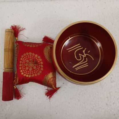 Singing Bowl Medium Red - Image 5