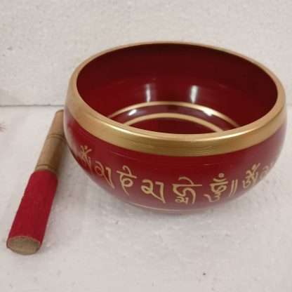Singing Bowl Large Red - Image 4