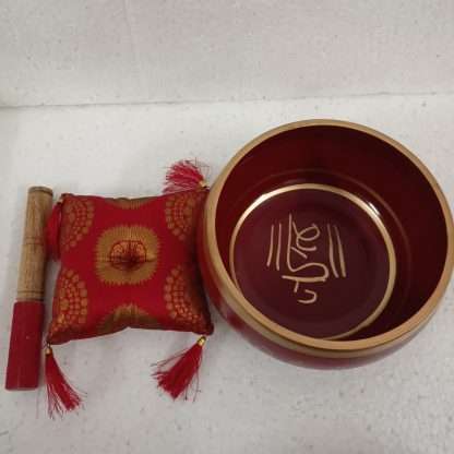 Singing Bowl Large Red - Image 5