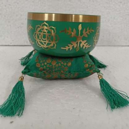 Chakra Singing Bowl Green - Image 2