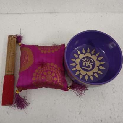Chakra Singing Bowl Purple - Image 4