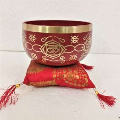 Chakra Singing Bowl Red - Image 2