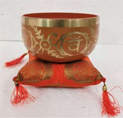 Chakra Singing Bowl Orange - Image 2