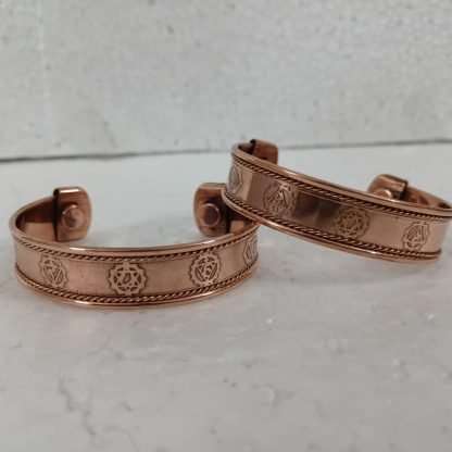 Copper Magnetic Bracelet Chakras - Image 5