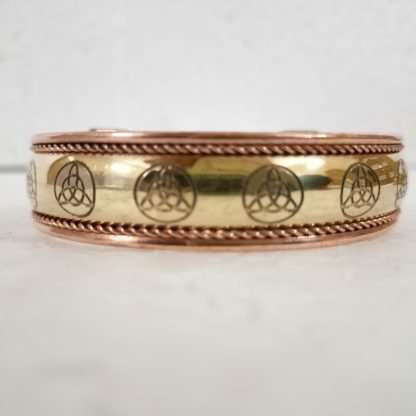 Copper Magnetic Bracelet Triquetra - Image 2