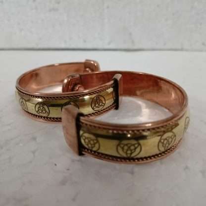 Copper Magnetic Bracelet Triquetra - Image 4