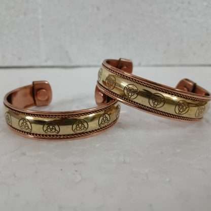 Copper Magnetic Bracelet Triquetra - Image 5