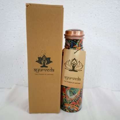 Ayurveda Copper Bohemian Bottle 750 ml - Image 5