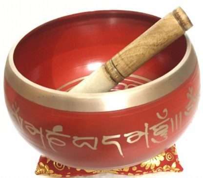 Singing Bowl Medium Red