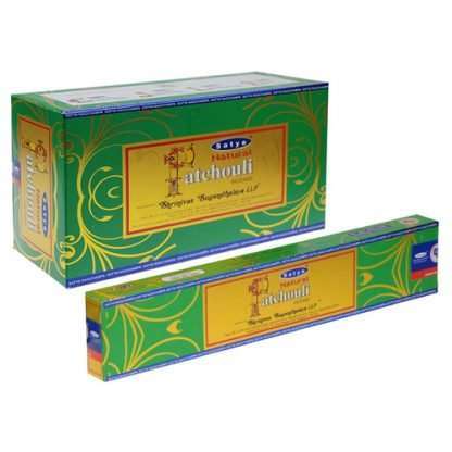 Sathya Nag Champa PATCHOULI 15 GM Box of 12