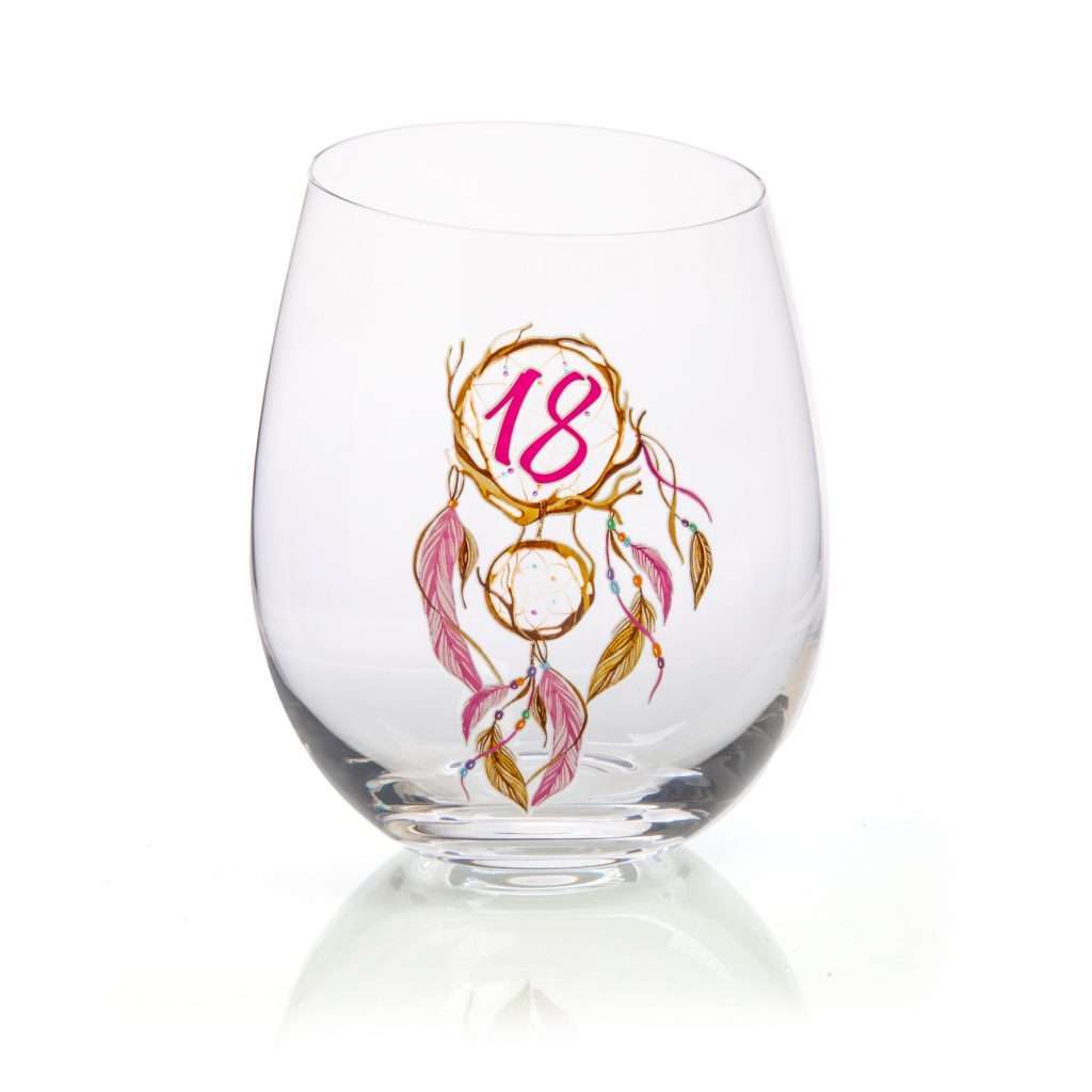 18th Birthday Tallulah Dream Stemless Glass Carolina Trading