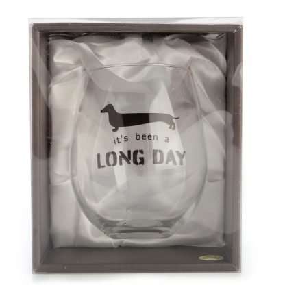 Dachshund Stemless Wine Glass - Image 3