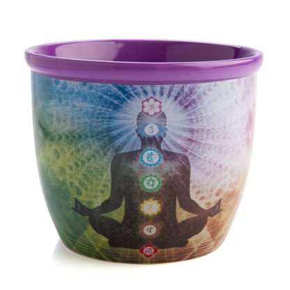 Wild Scents Chakra Ceramic Smudge Bowl - Image 3