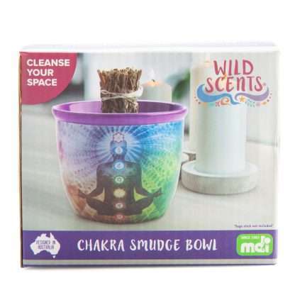 Wild Scents Chakra Ceramic Smudge Bowl - Image 6