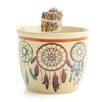 Wild Scents Dreamcatcher Ceramic Smudge Bowl - Image 5