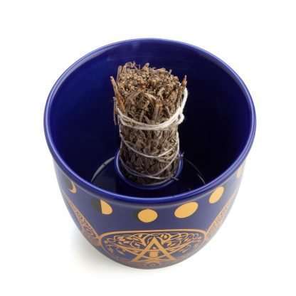 Wild Scents Pentacle Ceramic Smudge Bowl - Image 2