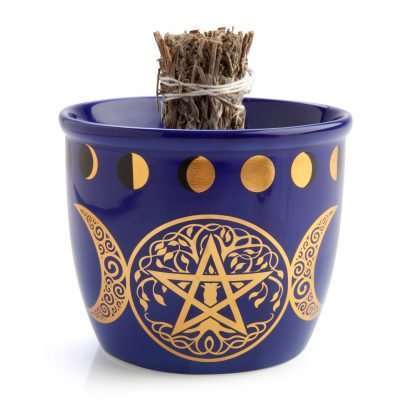 Wild Scents Pentacle Ceramic Smudge Bowl - Image 5
