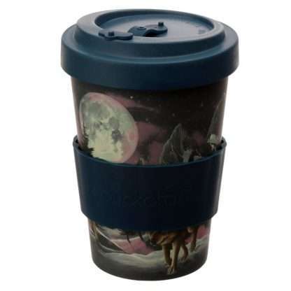 Wolf Biodegradable Travel Mug - Image 3