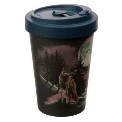 Wolf Biodegradable Travel Mug