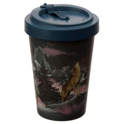 Wolf Biodegradable Travel Mug - Image 4