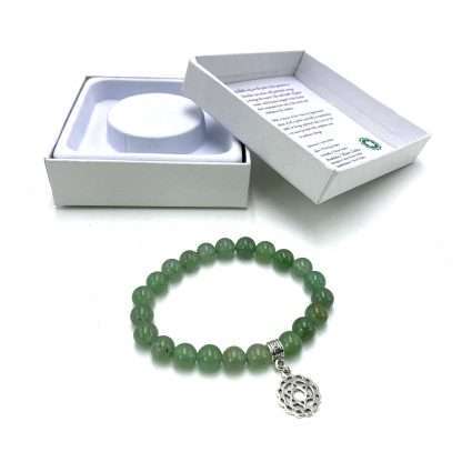 Aventurine Heart Chakra Bracelet - Image 2