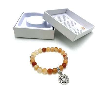 Agate Solar Plexus Chakra Bracelet - Image 2