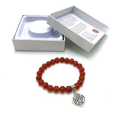 Carnelian Root Chakra Bracelet - Image 2