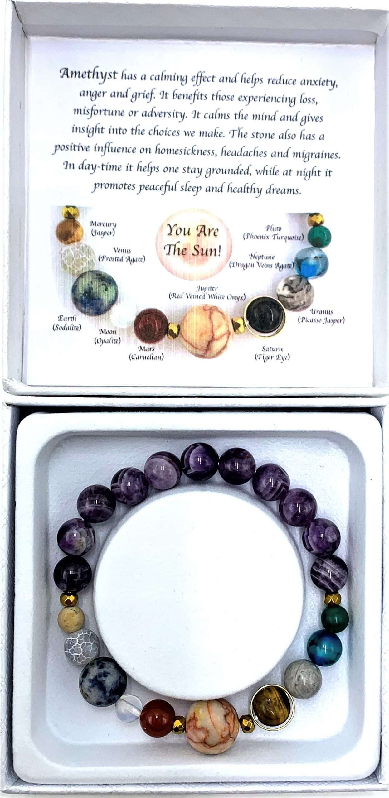 CULOVITY Solar System Bracelet Gemstone Astronomy India | Ubuy