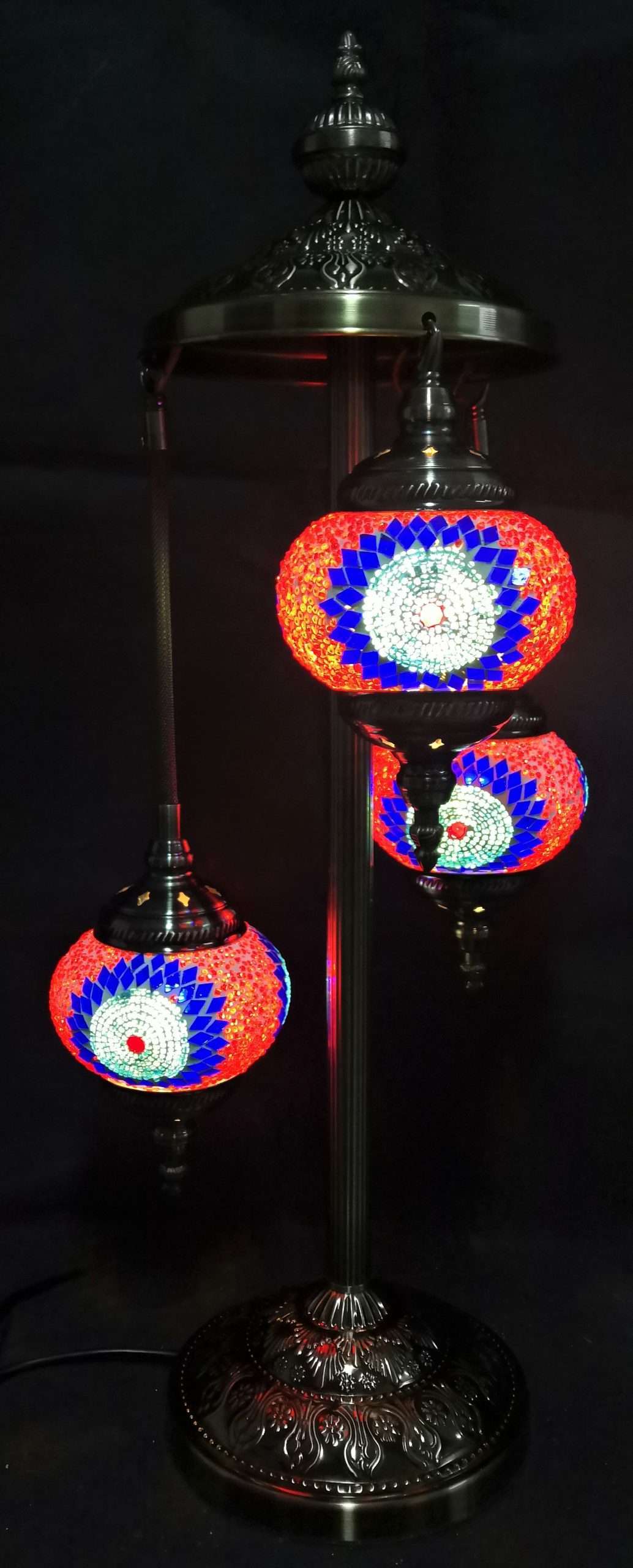 Turkish Mosaic Lamp 3 Tier