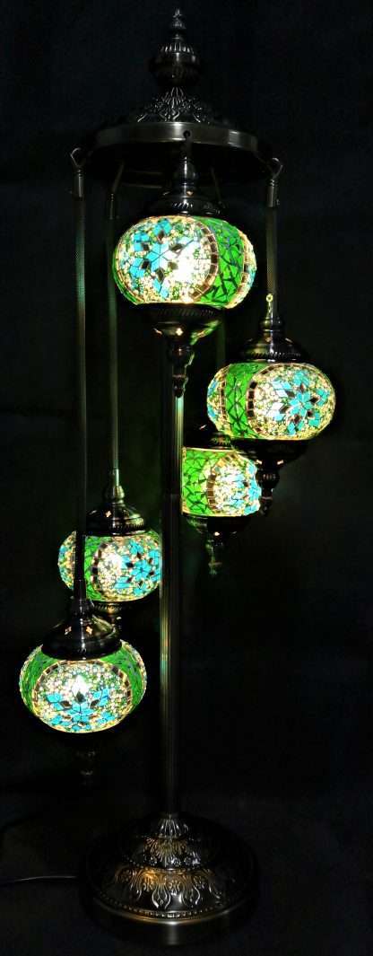 Turkish Mosaic Lamp 5 Tier