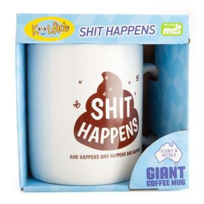 Koolface Sh*t Happens Giant Coffee Mug - Image 4