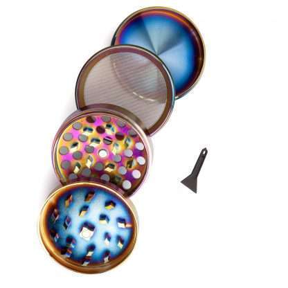 Smokezilla Iridescent Metal Grinder - Image 3