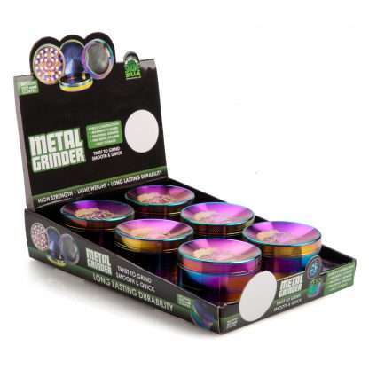 Smokezilla Iridescent Metal Grinder - Image 4