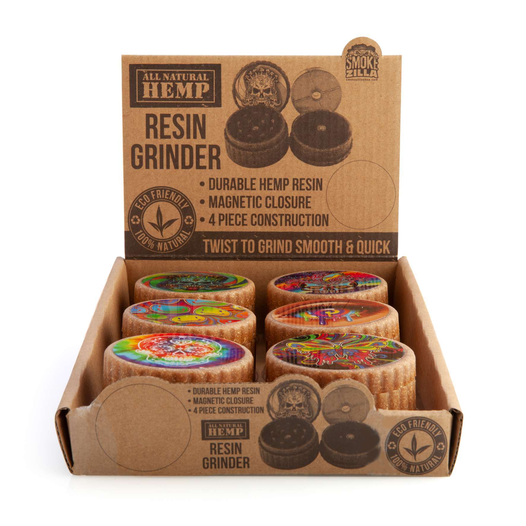 Smokezilla Hemp Resin Grinder Carolina Trading