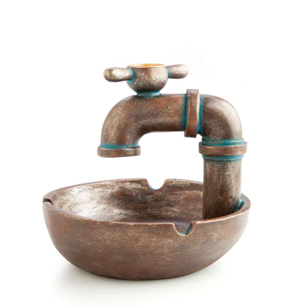 Faucet Backflow Incense Burner & Ashtray Carolina Trading