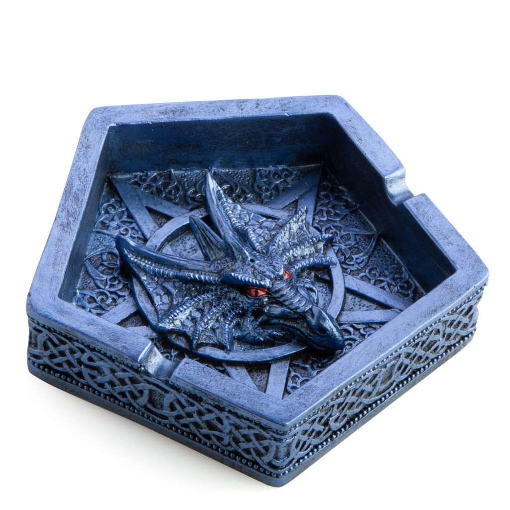 Ice Dragon Pentacle Incense Burner & Ashtray Carolina Trading