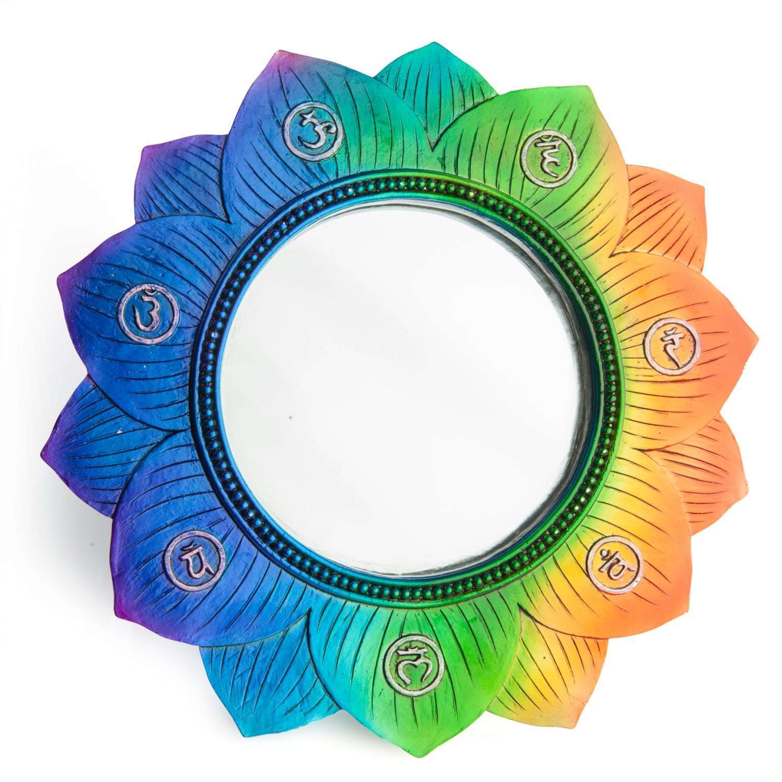 Venetian Mirror With Chakra Patterns