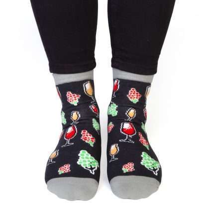Wine Feet Speak Socks