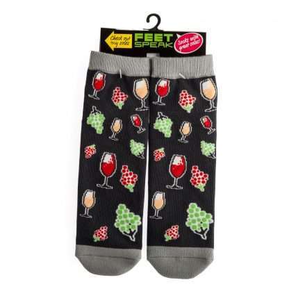 Wine Feet Speak Socks - Image 5