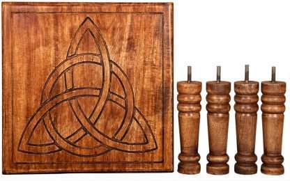 Altar Table Triquetra Light mango wood - Image 2