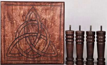 Altar Table Triquetra Dark mango wood - Image 2