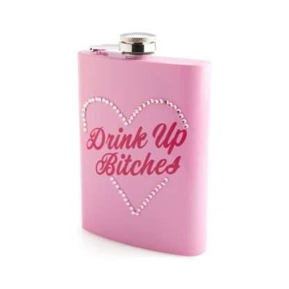 Drink Up B*tches Metal Flask - Image 3