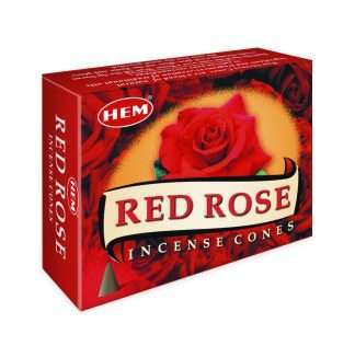 HEM Red Rose Incense Cones