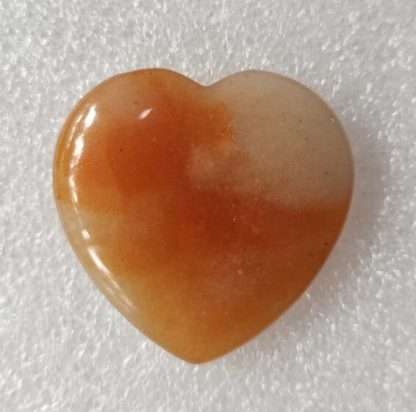 Red Aventurine Heart