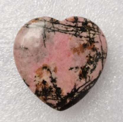 Rhodochrosite Heart