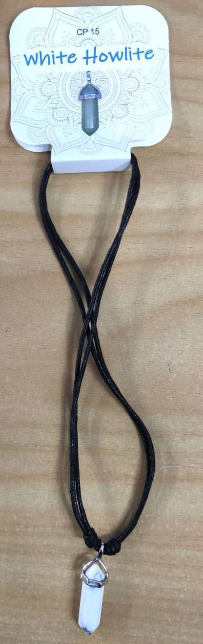 Point Pendant White Howlite